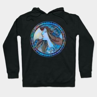 Framed Dream of Vitrail Pour la facade de la Boutique Fouquet Hoodie